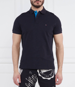 Поло CONTRAST PLACKET Tommy Hilfiger - темно-синий(MW0MW30756)