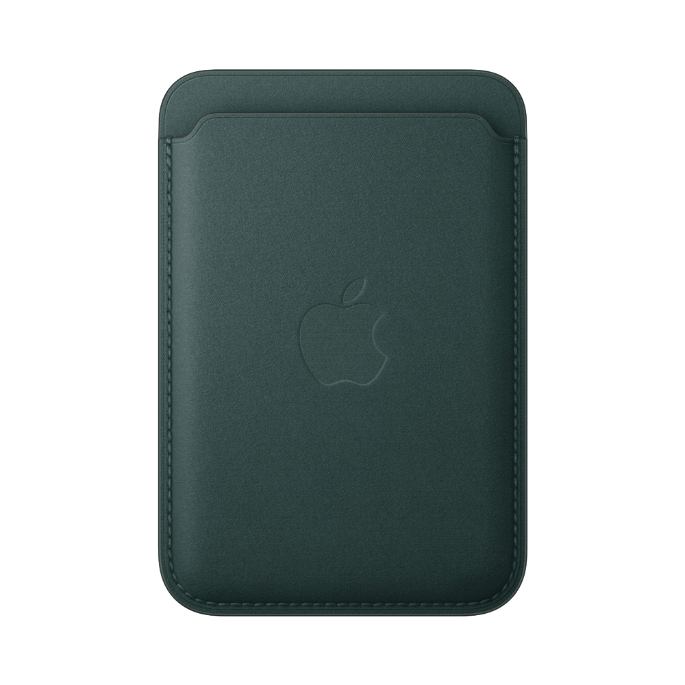 Тканевый чехол-бумажник с поддержкой MagSafe Apple FineWoven Wallet (2023), Dark Green (Темно-зеленый)