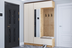 Шкаф для одежды Руэлла, Дуб крафт золотой, Кашемир