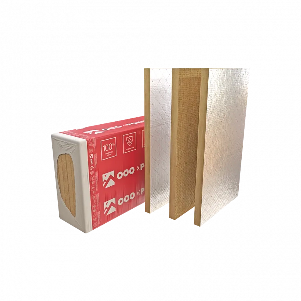 Плита из минеральной ваты на основе горных пород базальтовой группы ТЕХ БАТТС 100, РОКВУЛ