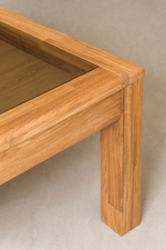 Стол журнальный из массива дуба Parma