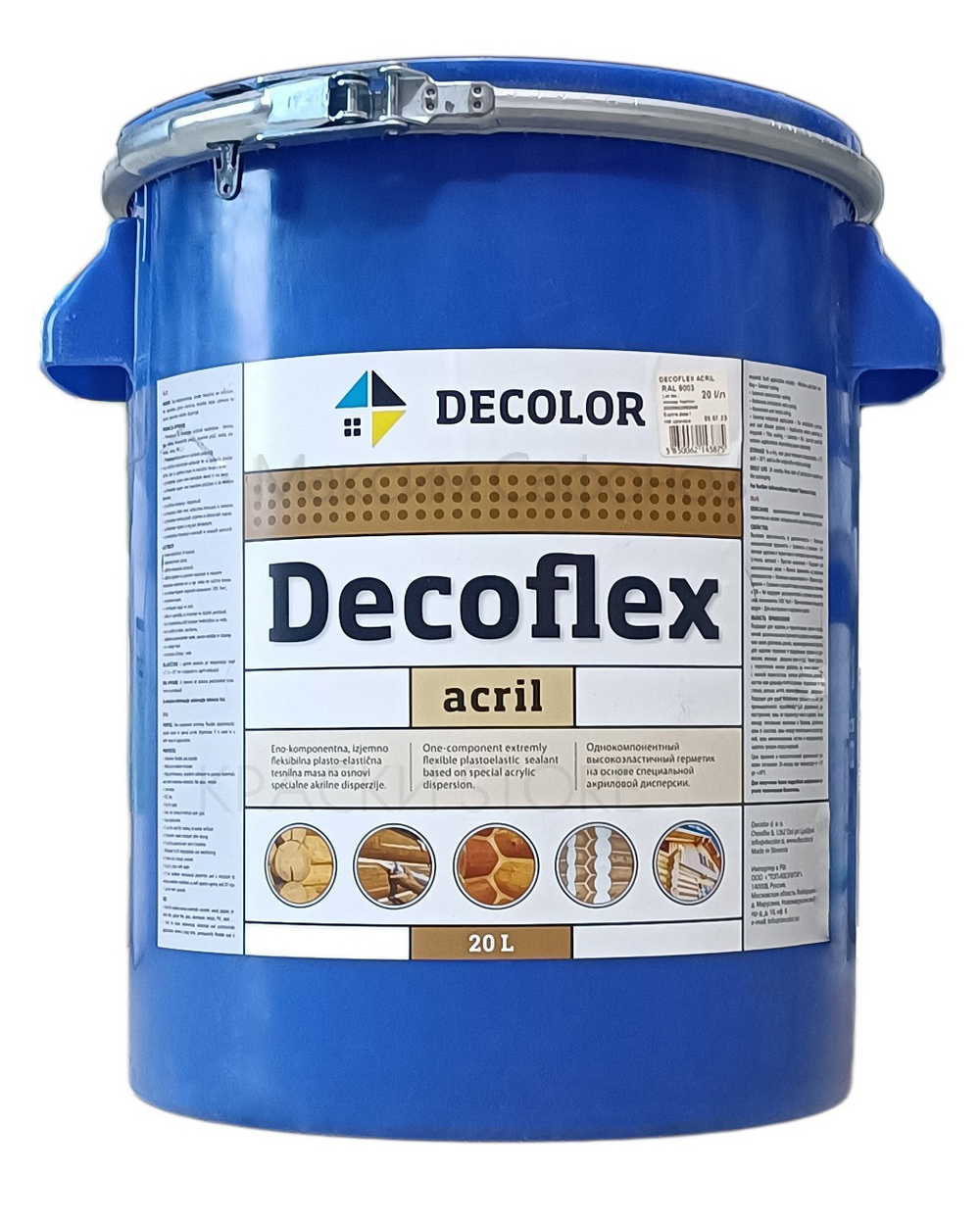 Decoflex Acryl Деколор Декофлекс Акриловый герметик для дерева