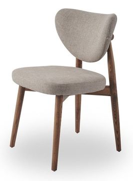 Стул TS-3 / бежевый /цвет орех/ массив ясеня