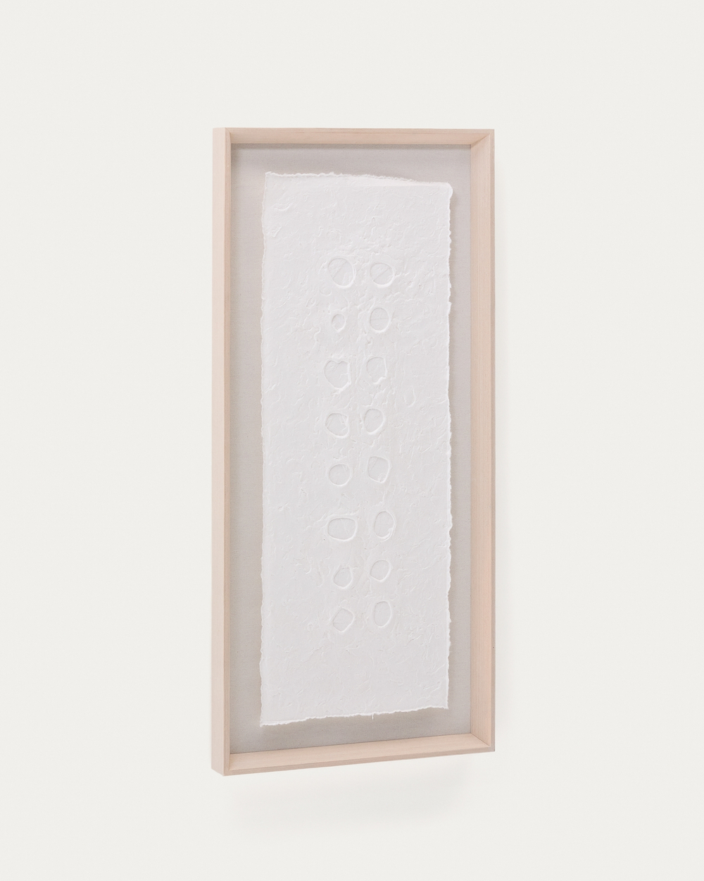 Olvin Абстрактная картина на белой бумаге с рельефным рисунком