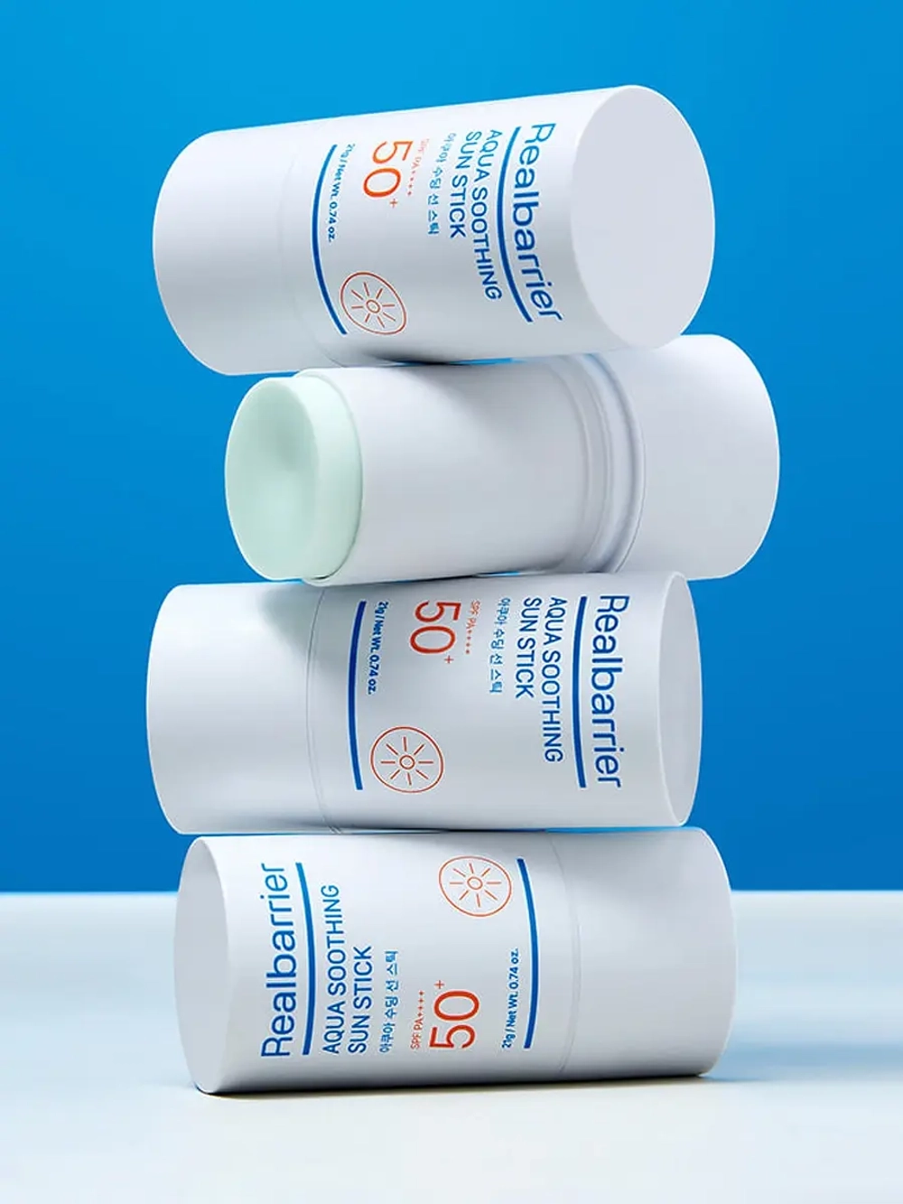 Real Barrier Успокаивающий ламеллярный солнцезащитный стик с охлаждающим действием SPF50 Aqua Soothing Sun Stick 21 гр