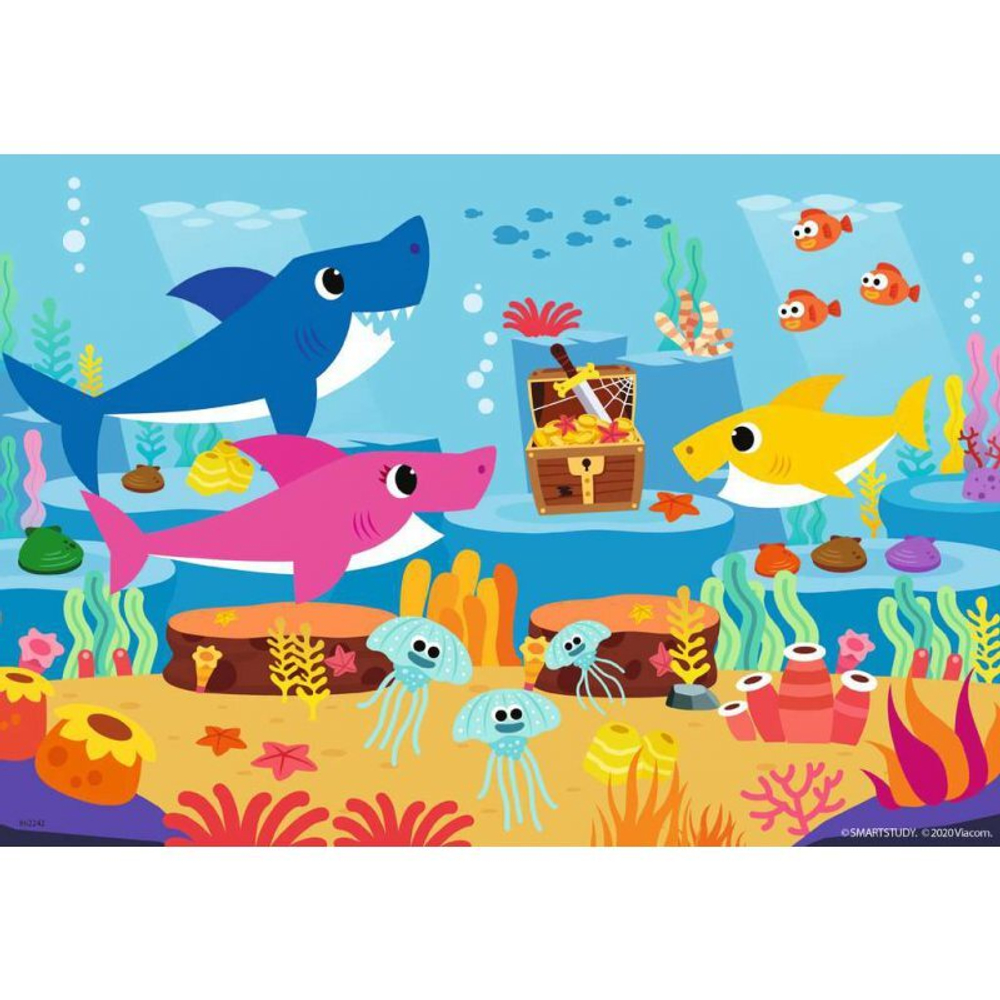 Пазл Акулёнок Baby Shark 2x24 шт. 051243