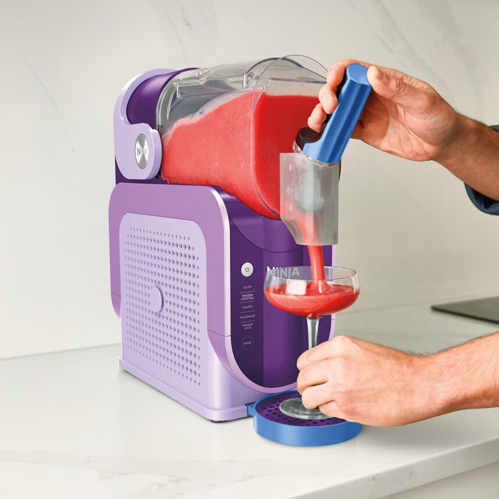 Прибор для приготовления слаш и замороженных напитков Ninja FS301EUMG фиолетовый