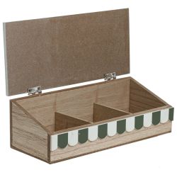 GAEM Шкатулка для чайных пакетиков, L24 W10,5 H8 см