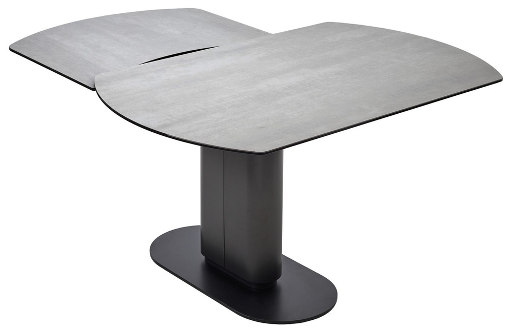 Стол М-City DISAUR Кай (Kai) 140 Tl-58 поворотная система раскладки, Испанская керамика, темно-серый