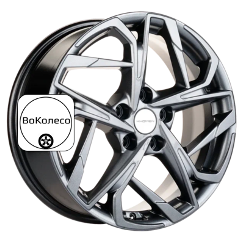 7x17/5x114,3 ET45 D60,1 KHW1716 (Changan/Geely/Lexus/Toyota) Gray Khomen Wheels