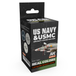 Набор красок AK Interactive Real Colors - US Navy & USMC Aircraft Colors 1945-1980