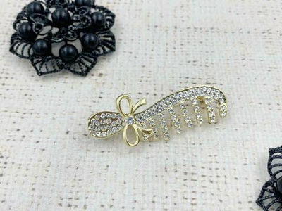 Брошь, р. 5х1,5 см, золото