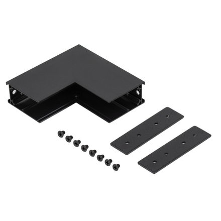 Соединитель ЭРА TRM-S20-CI BK для магнитного шинопровода угловой черный для системы NOVA