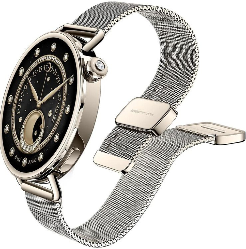 Смарт-часы Xiaomi Watch S4,  41мм,  1.32",  золотистый