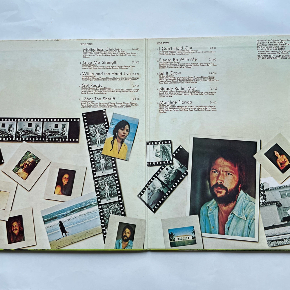 Винтажная виниловая пластинка LP Eric Clapton 461 Ocean Boulevard (Япония 1974) (Без Оби)