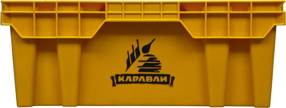 Ящик перфорированный 600×400×152, арт.: 403, объём 27, зелёный, код: 01427