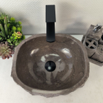 Раковина из мрамора Erozy Grey EM-65323 38*33*15 0882