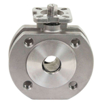 Stainless steel ball valve Elephant BV.CF.Fp.316.200 290 psi, full port, compact flanged connection Class 150, with ISO 5211 mounting pad and bare stem