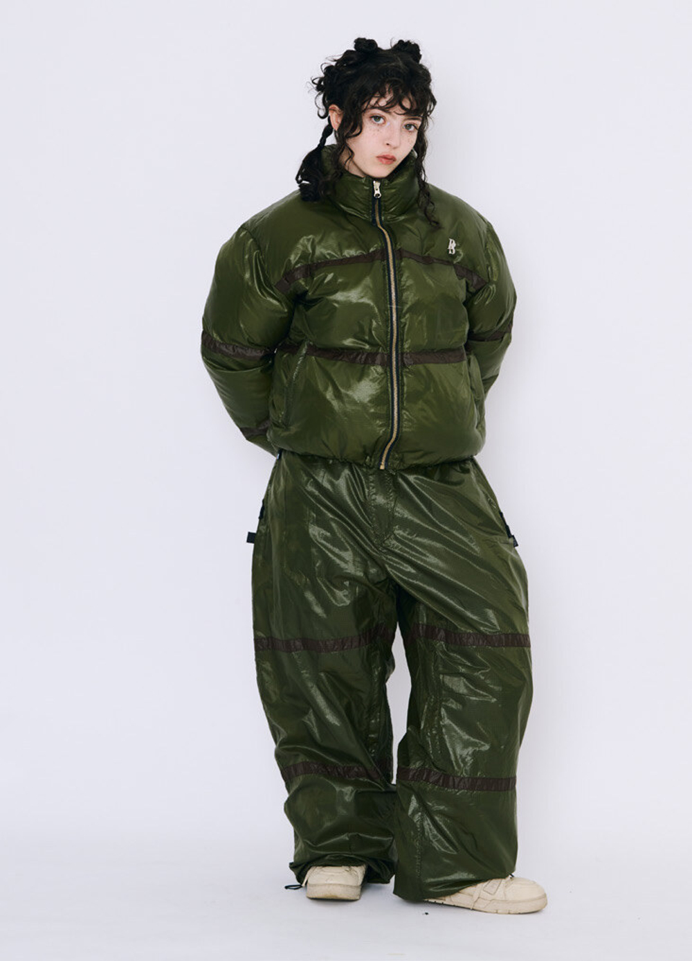 Куртка BSRabbit DSXBS DOWN SHORT PADDING JUMPER RIP STOP DARK KHAKI