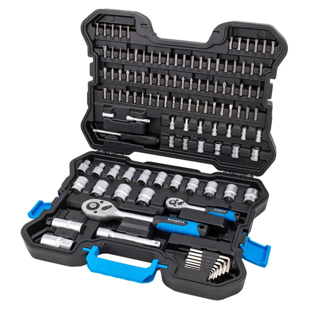 Набор инструментов 115пр. 1/4'', 1/2''(6гр.) KINGTUL KT-41151-5