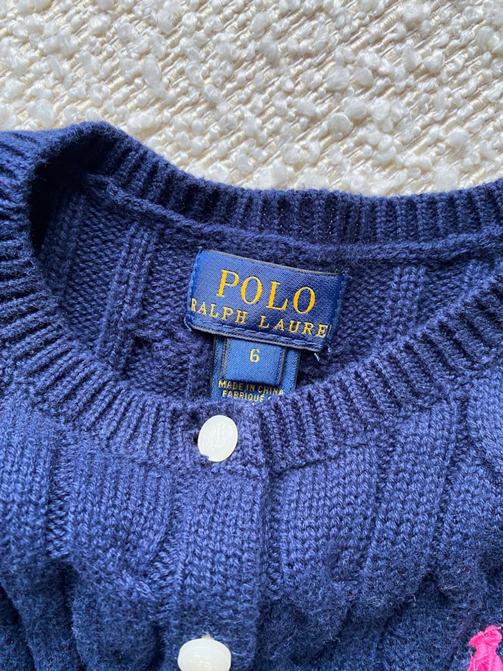 Хлопковый кардиган Ralph Lauren, 116