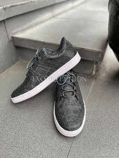 Кеды из натуральной кожи крокодила SH-140