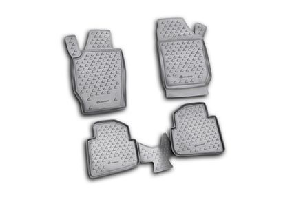 Коврики в салон SKODA Roomster 2006-&gt;, 4 шт. (полиуретан)
