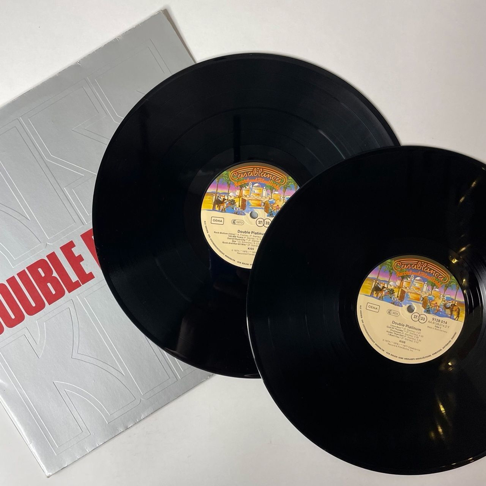 Винтажная виниловая пластинка LP Kiss Double Platinum (Germany 1982) Hard Luck Woman
