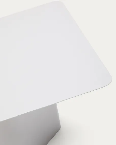 Журнальный столик Arvin 70x52х55 см, серый металл