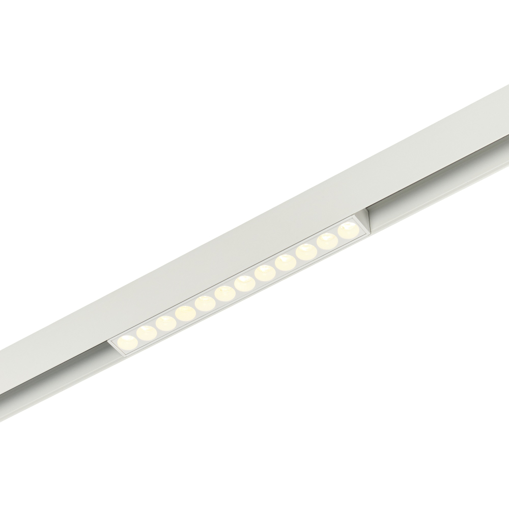 Трековый магнитный светодиодный светильник 12W 48V MyFar FlowPoint MT0211-12W4K-W