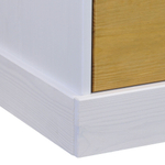 Комод деревянный Тэа с полкой из сосны, 4 ящика