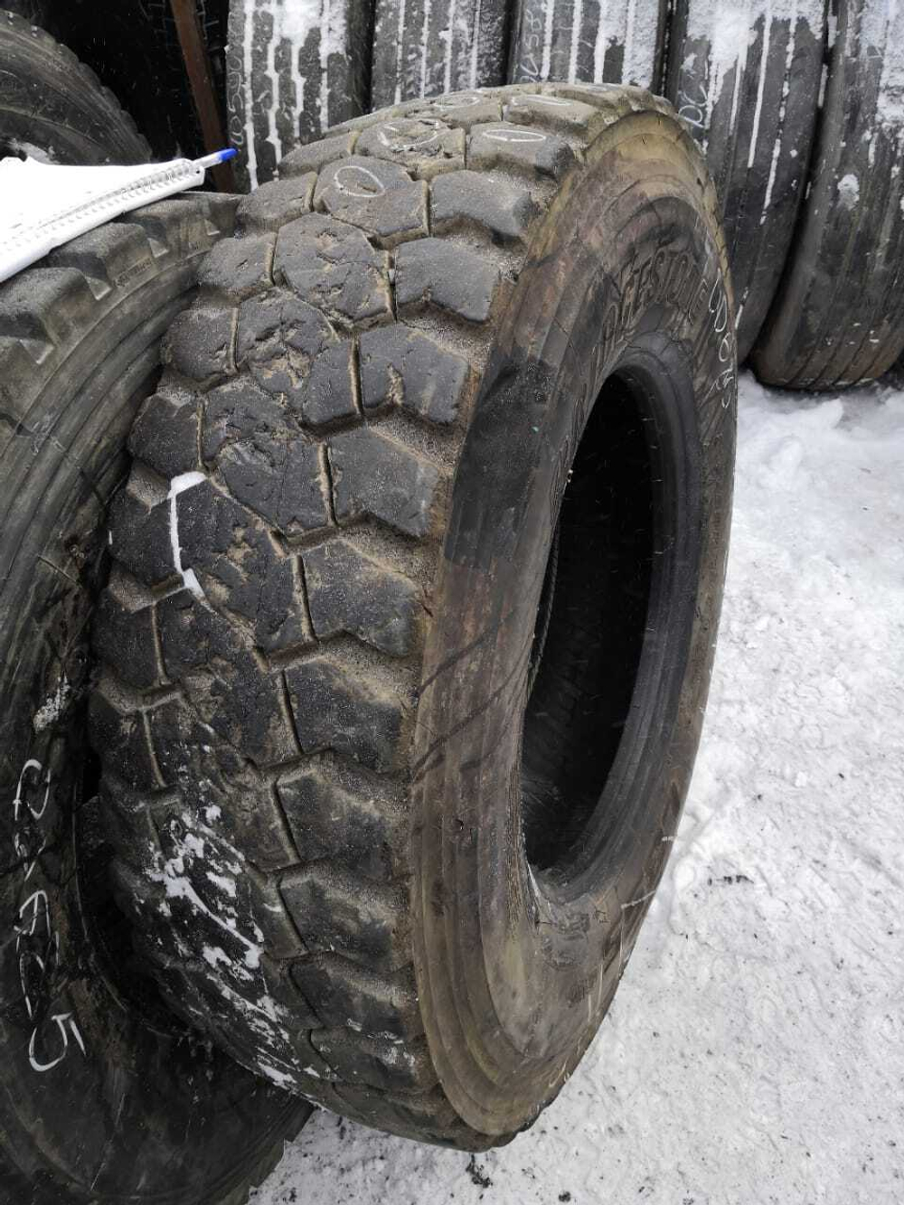 315/80R22.5 Bridgestone L355 шина б/у