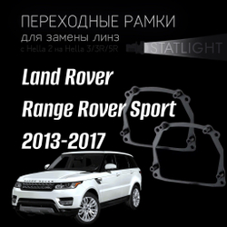 Переходные рамки для замены линз на Land Rover Range Rover Sport 2013-2017 AFS