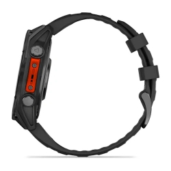Умные часы Garmin Fenix 8 47mm, Slate Gray with Black Silicone Band