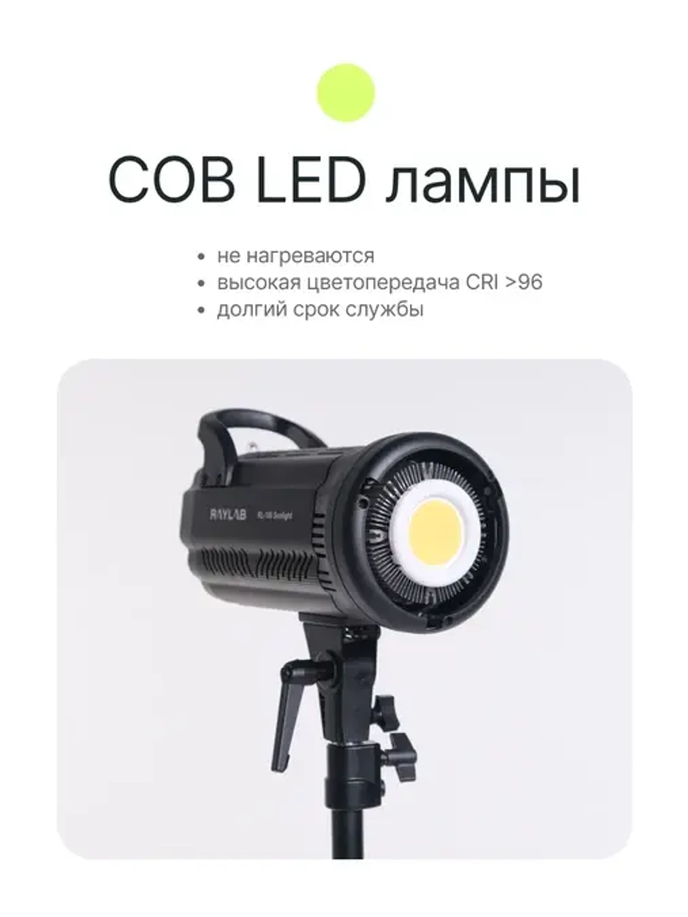 Комплект постоянного света Raylab RL-100 Kit 5600К светодиодный