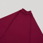Лонгслив One Two High Neck Logo Beaujolais бордовый