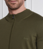 Хлопковый свитер albany BOSS BLACK - хаки(50476347)