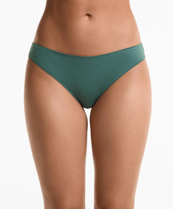 OYSHO Набор из 5 пар классических трусов из хлопковой смеси, зеленый