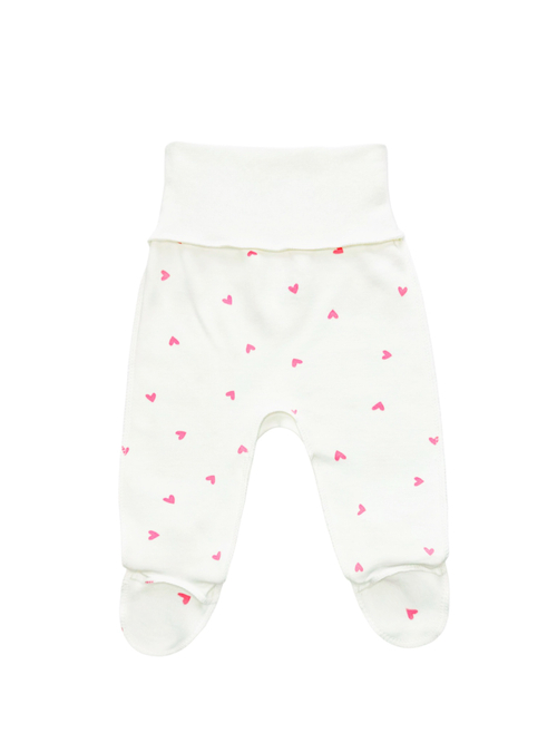 Ползунки Сердечки pink (56,62)