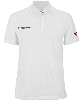 Футболка для мальчика теннисная Tecnifibre F3 Polo Jr - белый
