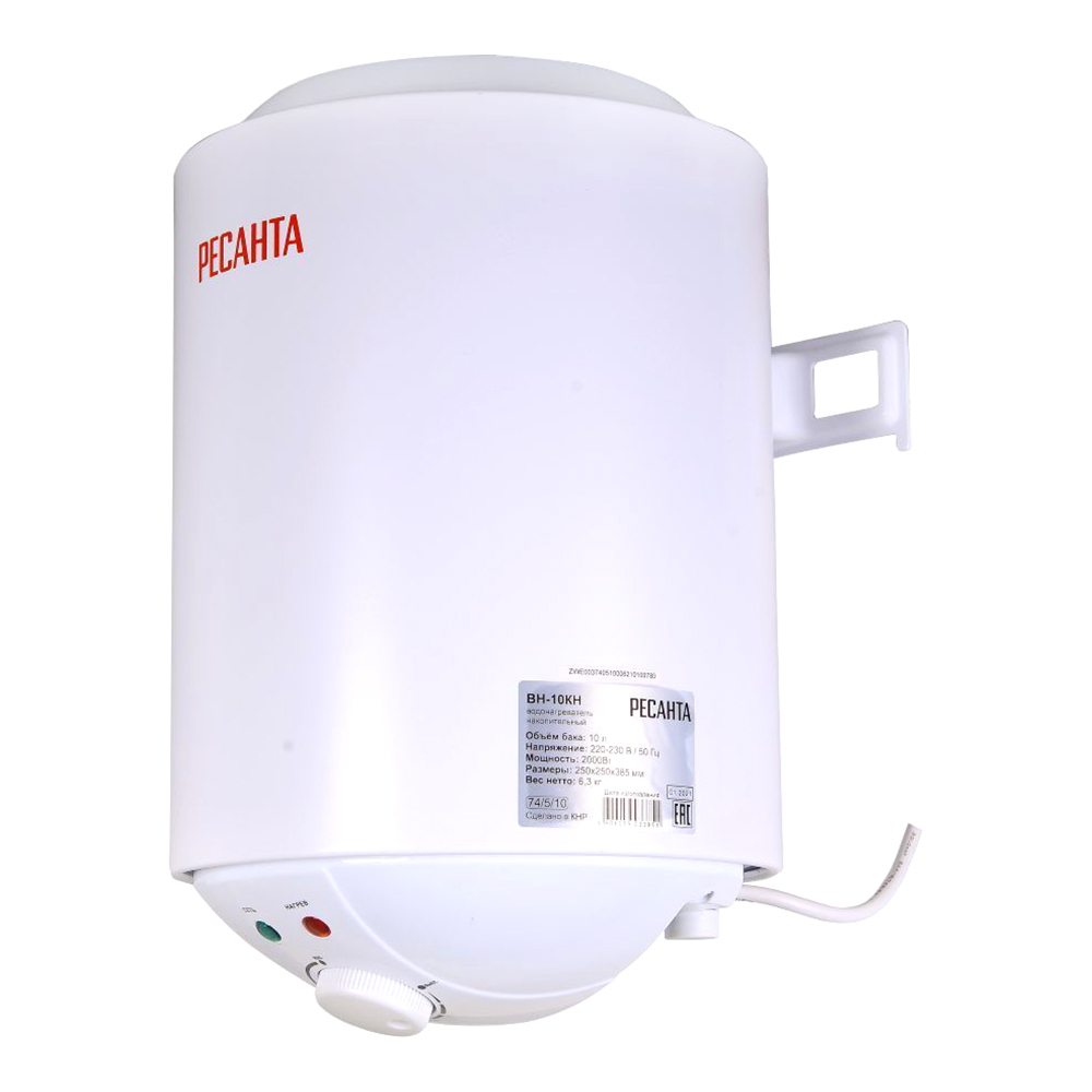 Водонагреватель электрический накопительный Ресанта ВН-10КН