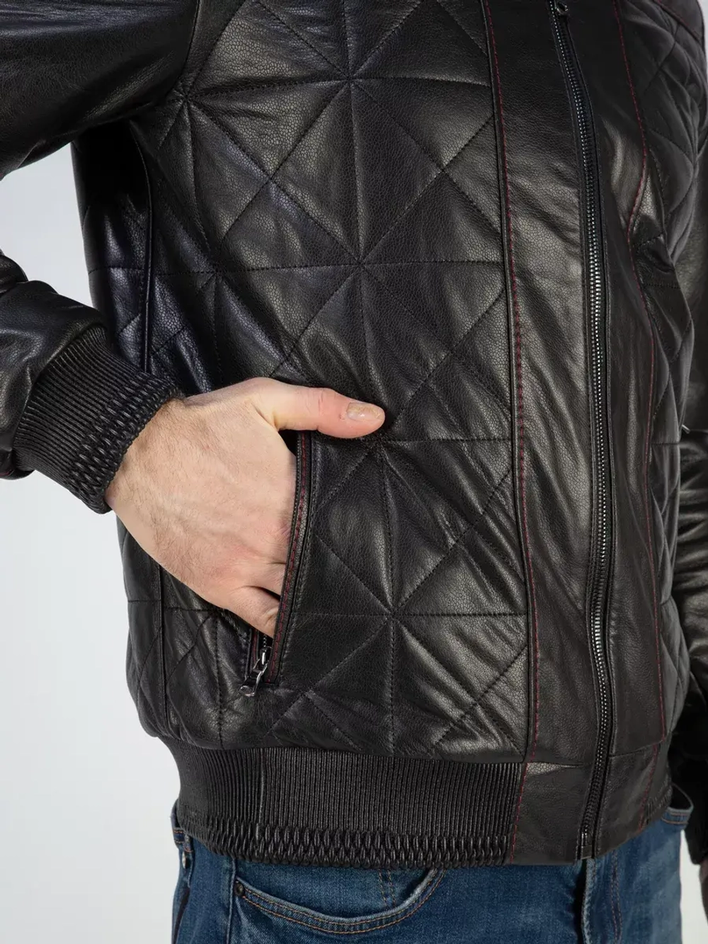 Кожаная куртка демисезонная