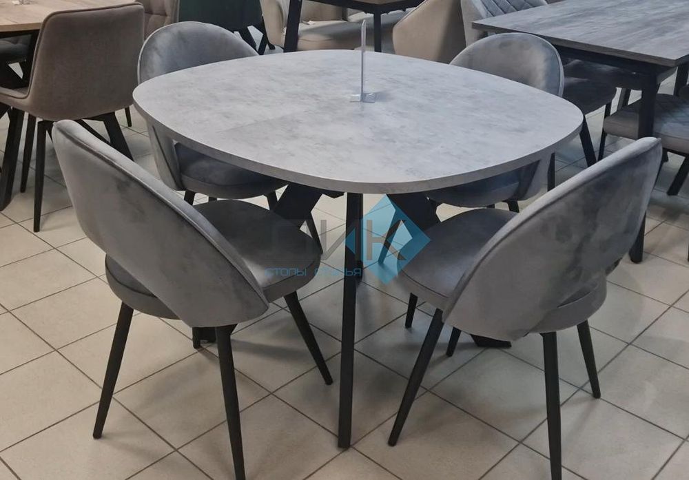 Стол DikLine В110 опоры чёрные