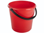 Ведро 15л пластиковое, цвет микс