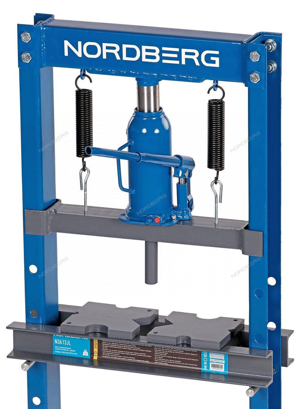 NORDBERG (N3613JL) Гидравлический пресс, 12 т, силовое устройство - домкрат