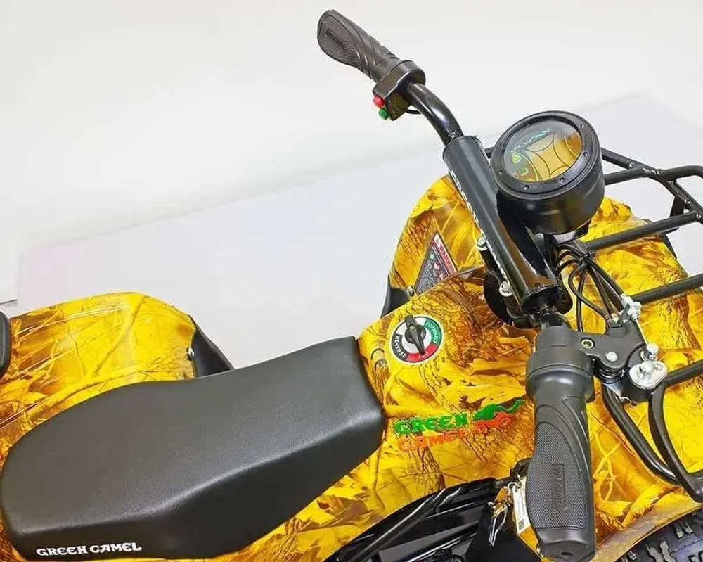 Электроквадроцикл Green Camel Гоби K45 (36V 800W R6 Цепь) быстросъем, ножной тормоз