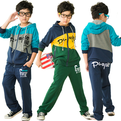 Костюм спортивный детский в стиле колор блок