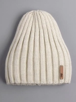 Шапка вязаная демисезонная тыковка