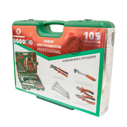 Набор инструментов (105 предметов) СТАНКОИМПОРТ НАБ.12.14.105