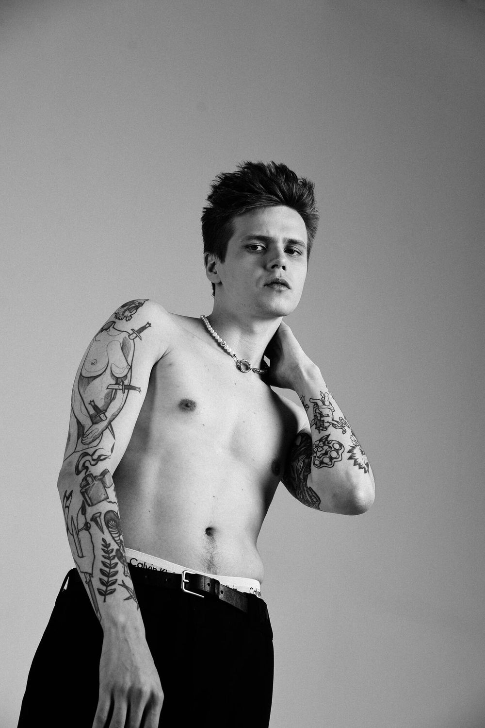 Ожерелье Before.Swine Half&Half Pearl White